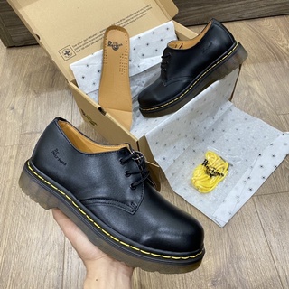 GIÀY DR.MARTEN LOW BLACK DA BÒ [ BẢN BEST 2022 ]