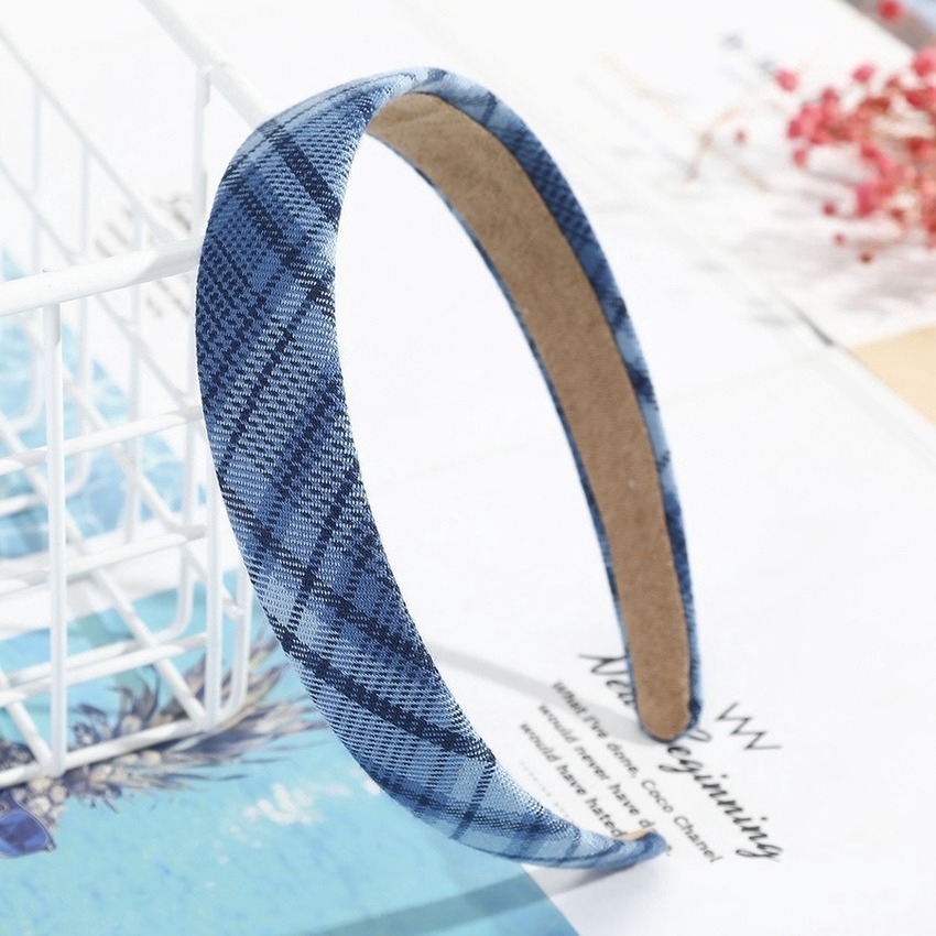 Băng Đô Cài Tóc Bản Rộng In Họa Tiết Phong Cách Hàn Quốc Cho Nữ