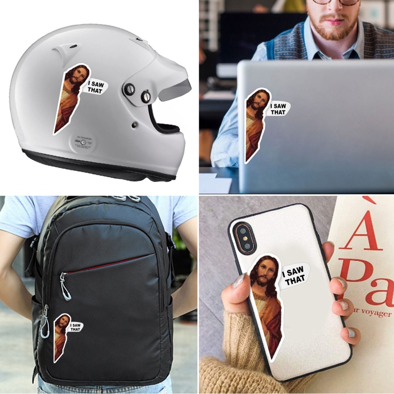 Miếng Dán Hình Chữ I That Spoof Vui Nhộn Trang Trí Xe Scooter DIY