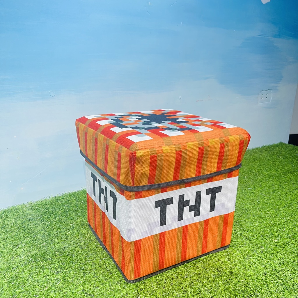 Rương đơn minecraft TNT, hộp chứa đồ minecraft dành cho bé