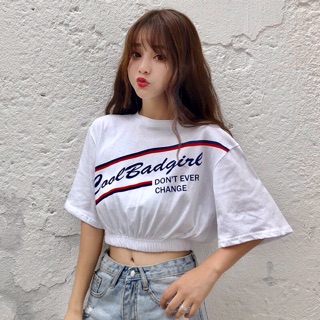 Áo Crop Top Bo Eo [Hàng có sẵn]