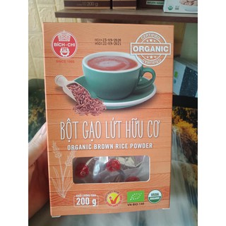 Bột gạo lứt hữu cơ Bích Chi (hộp 200gr)