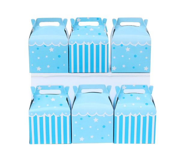 Set 6 hộp bắp, hộp quà trang trí bàn tiệc