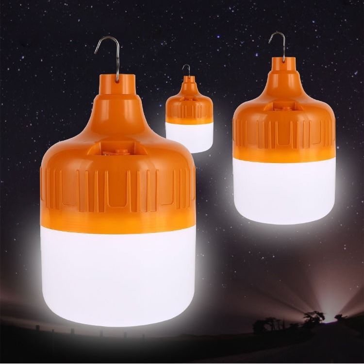 100w Highlight LED Bulb Is Rechargeable, Waterproof, Easy To Carry, Comes with A Hook