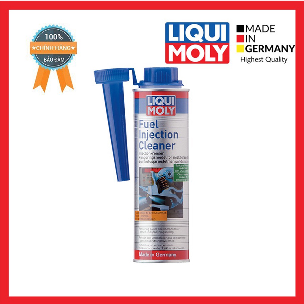 Vệ sinh buồng đốt ô tô máy xăng Liqui Moly Injection Cleaner 300ml