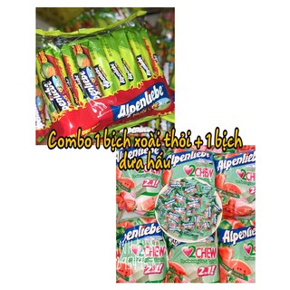 [ Sẵn ] Combo 1 Bịch Xoài Non Muối Ớt + 1 Bịch Kẹo Mềm Dưa Hấu
