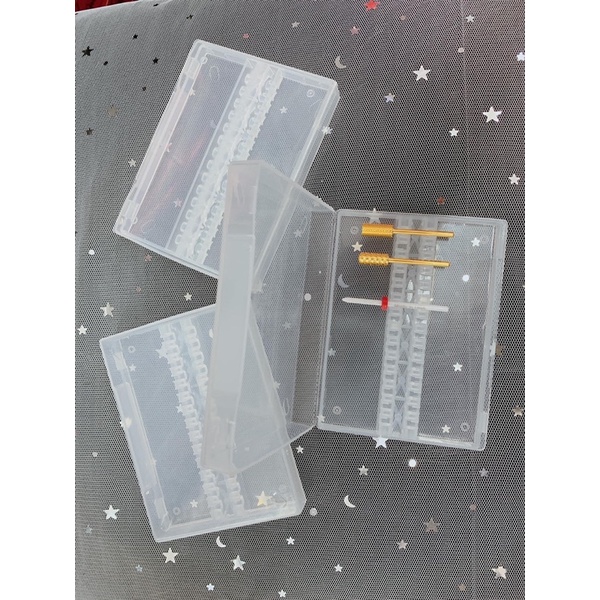 hộp đựng đầu mài nhựa