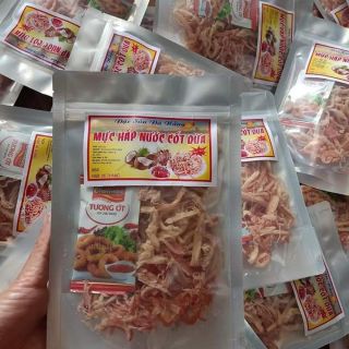 Mực hấp cốt dừa - loại 1/ gói 100g tặng kèm tương ớt