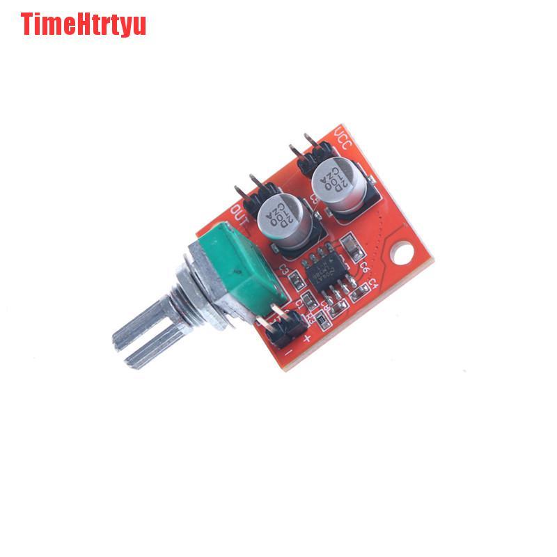 TimeHtrtyu LM386 Electret Microphone Power Amplifier Board Gain 200 Times DC 3.7V-12V