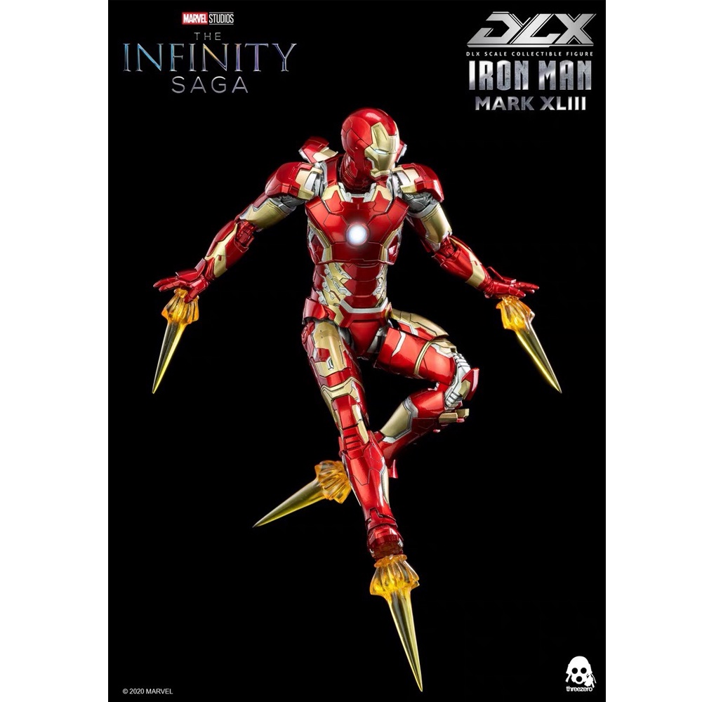 Mô hình Threezero Iron Man Mk43 tỉ lệ 1/12 chính hãng