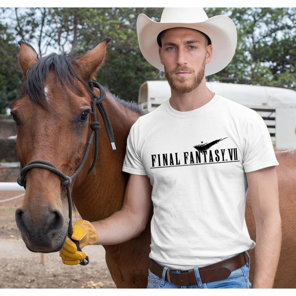 Áo thun in hình Logo final fantasy 7