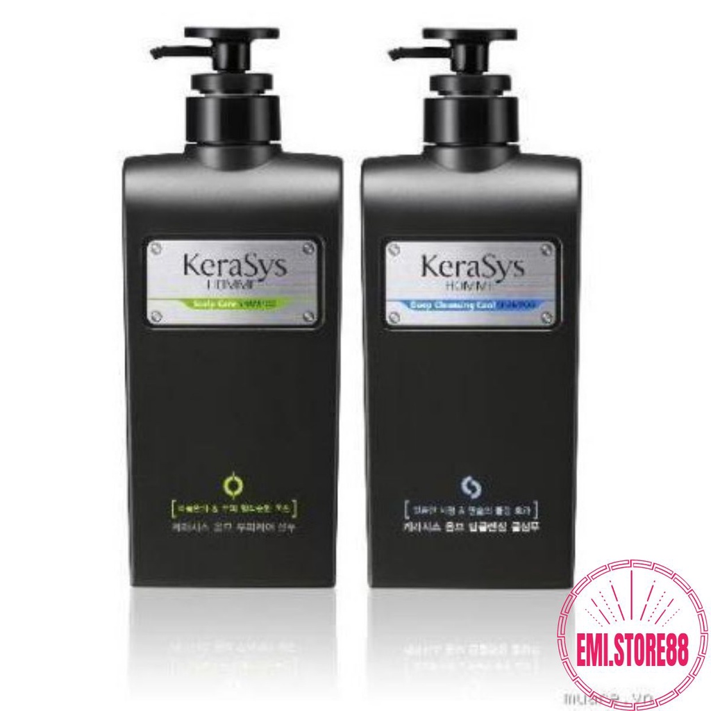 Dầu Gội Dành Cho Nam Kerasys Cao Cấp Hàn Quốc 550ml hương thơm nam tính tạo nếp tóc ngăn Gàu và Ngứa