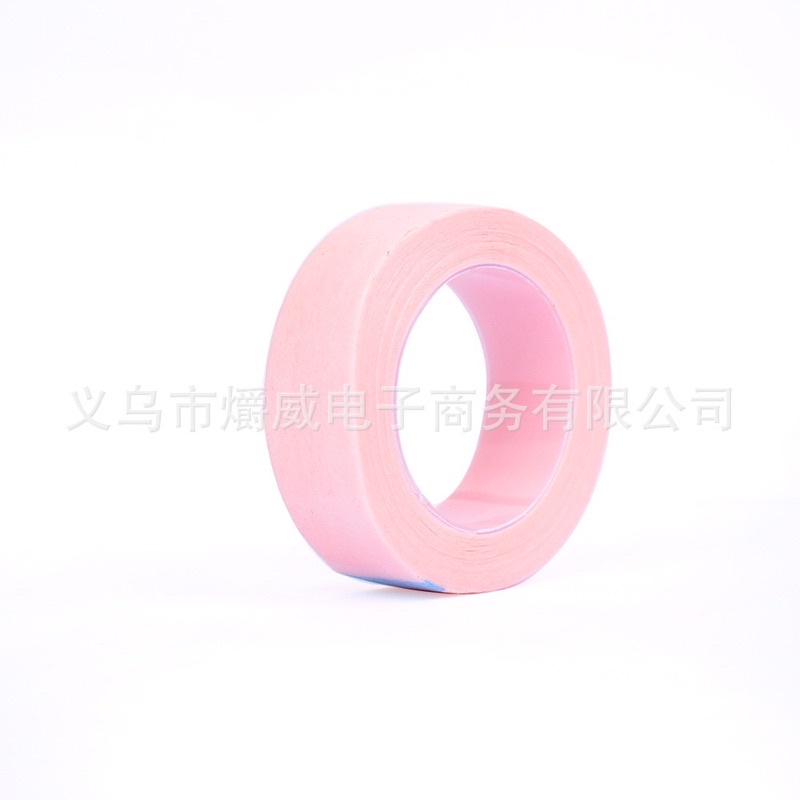 Băng dính lụa màu hồng dán mi dưới