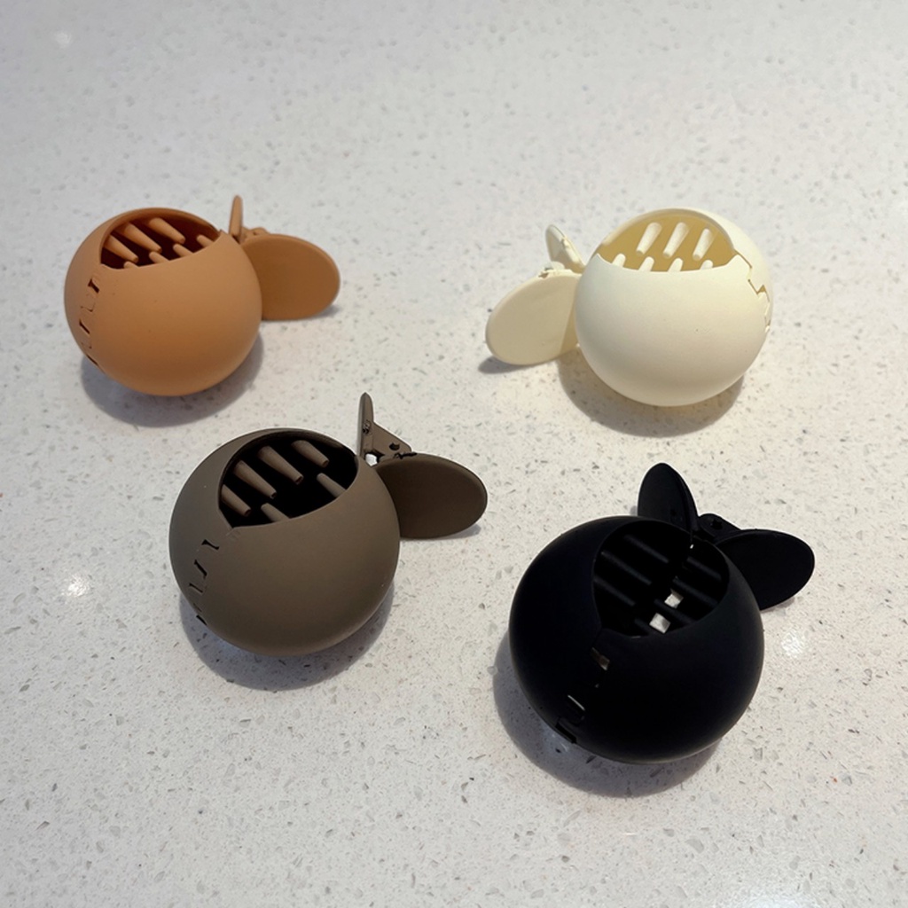 Kep gấp tóc nhám cho nữ hình cá heo dễ thương màu trung tính