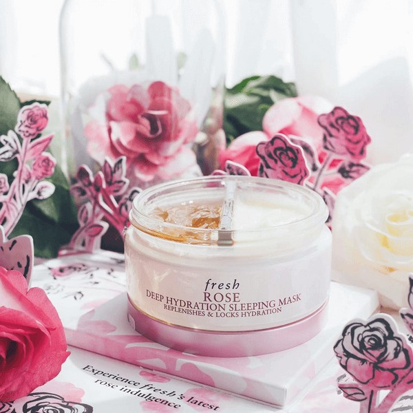 Kết quả hình ảnh cho FRESH - Mặt nạ ngủ Rose Deep Hydration Sleeping Mask 35ml"