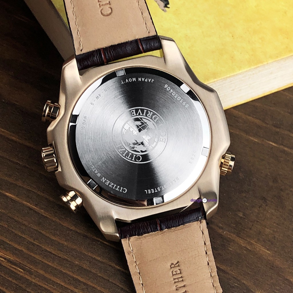 Đồng hồ nam Citizen BL5403-03X size 48mm eco-drive dây da