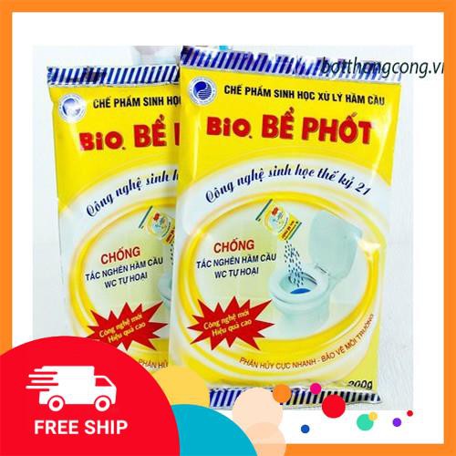 Men vi sinh bể phốt Bio, phân hủy hữu cơ bể phốt, chống đầy, chống tắc, khử mùi, không phải hút bể phốt