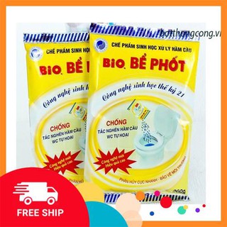 [ HỎA TỐC ] Men vi sinh bể phốt Bio, phân hủy hữu cơ bể phốt, chống đầy, chống tắc, khử mùi, không phải hút bể phốt
