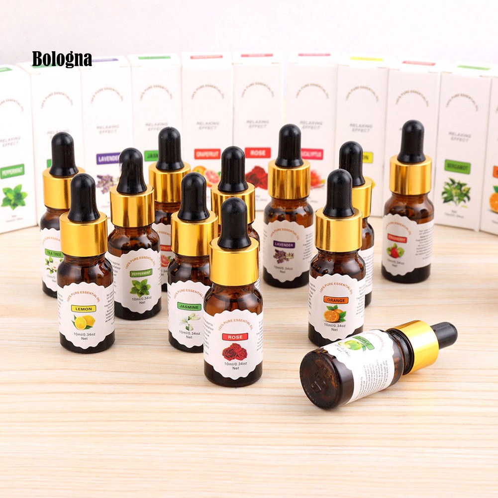 ✅10ml/Bottle Fruit Plant Essential Oil Aromatherapy for Fragrance Lamp Humidifier