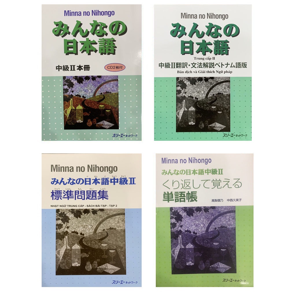 Sách Tiếng Nhật - Combo Minna No Nihongo Trung Cấp 2 - Trình Độ N2