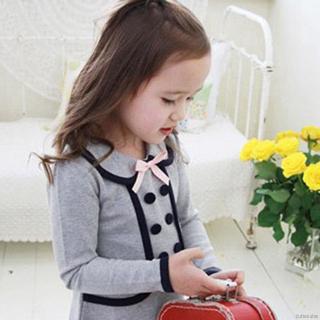 Đầm bé gái thắt nơ eo phong cách đường phố