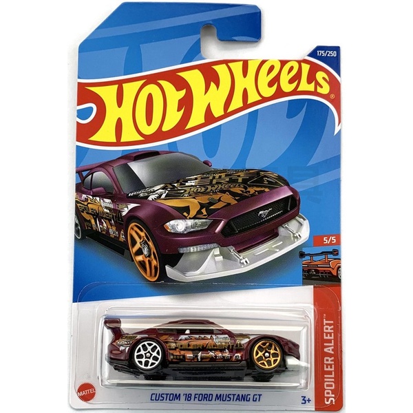 Xe mô hình Hot Wheels Custom '18 Ford Mustang GT