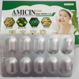 AMICIN MỤN TRỨNG CÁ