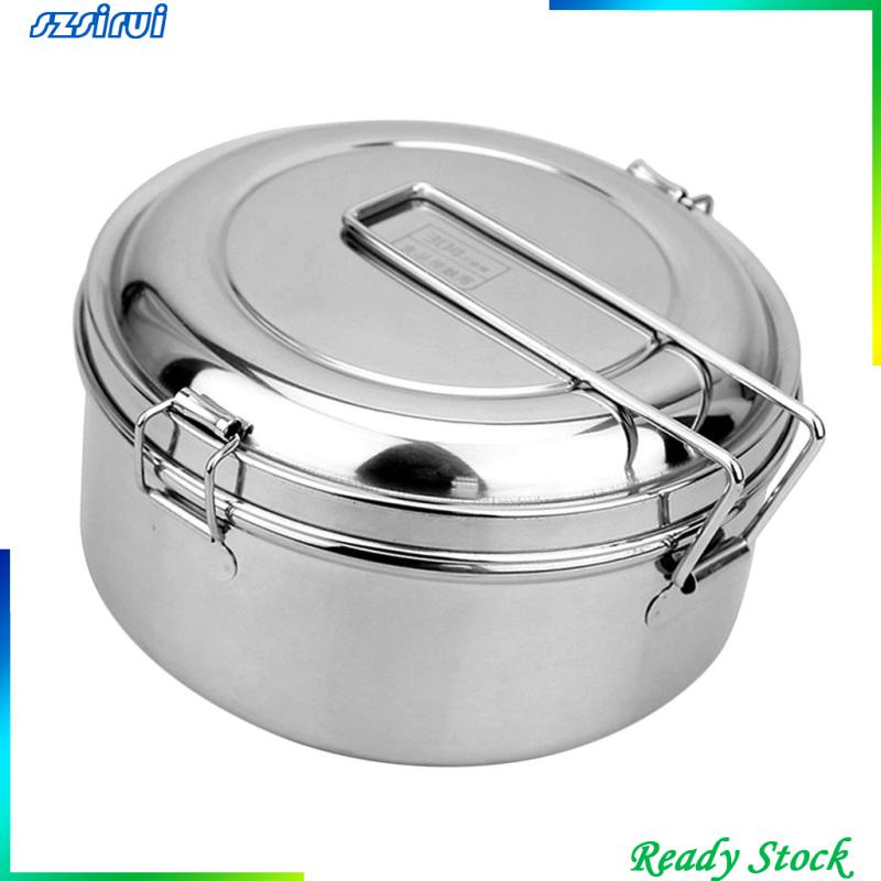 Hộp Đựng Cơm Trưa Bằng Thép Không Gỉ Dành Cho Học Sinh