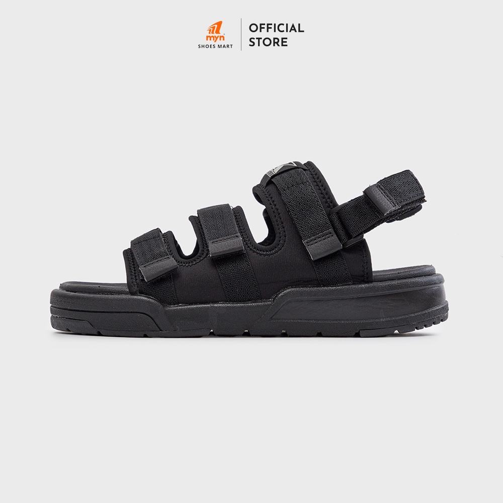 Sandal ZX Nam Nữ 3121 All Black - 3 quai, tháo rời quai hậu - bảo hành 1 đổi 1