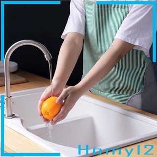Striped Kitchen Apron Bib for Cooking Adult Women and Men Waterproof