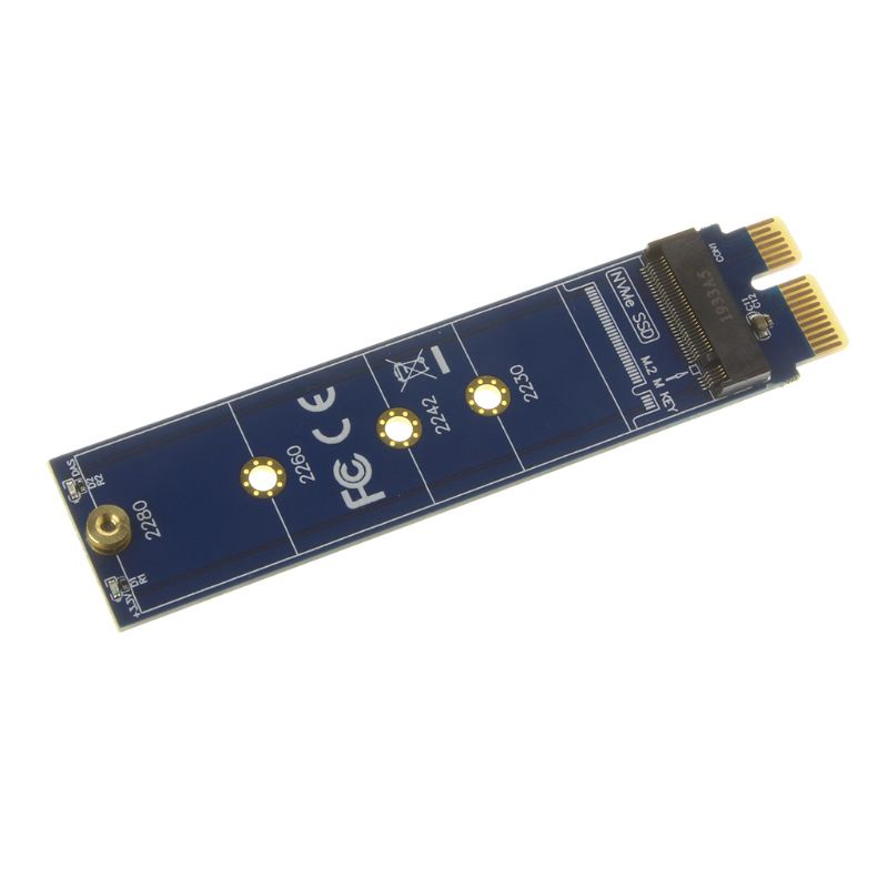 Bộ Chuyển Đổi PCIE Sang M2 NVMe PCIE X1 Raiser PCI-E Hỗ Trợ Kết Nối Chìa Khóa Hỗ Trợ 2230 2242 2