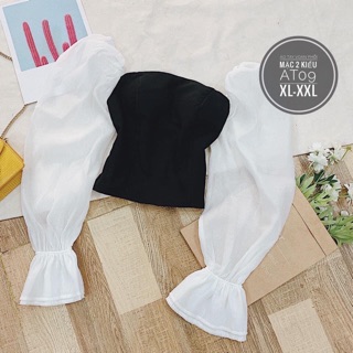 Áo Body Tay Voan Phối Bigsize
