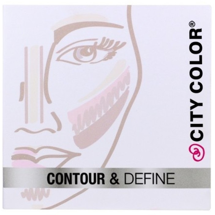 Bảng tạo khối và bắt sáng City Color Contour & Define 4 ô 60g