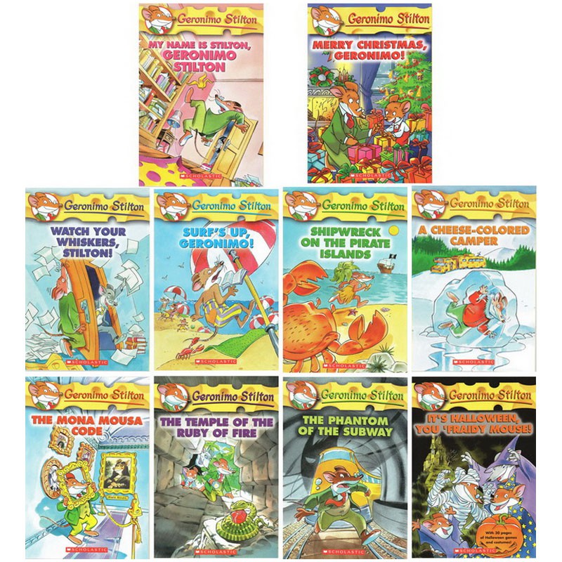 Bộ nhập - Geronimo Stilton 10 quyển (Từ tập 11-20)