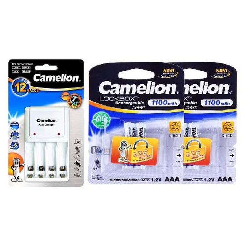 Bộ sạc pin Camelion BC-1010B + 4 pin sạc AAA 1100mAh