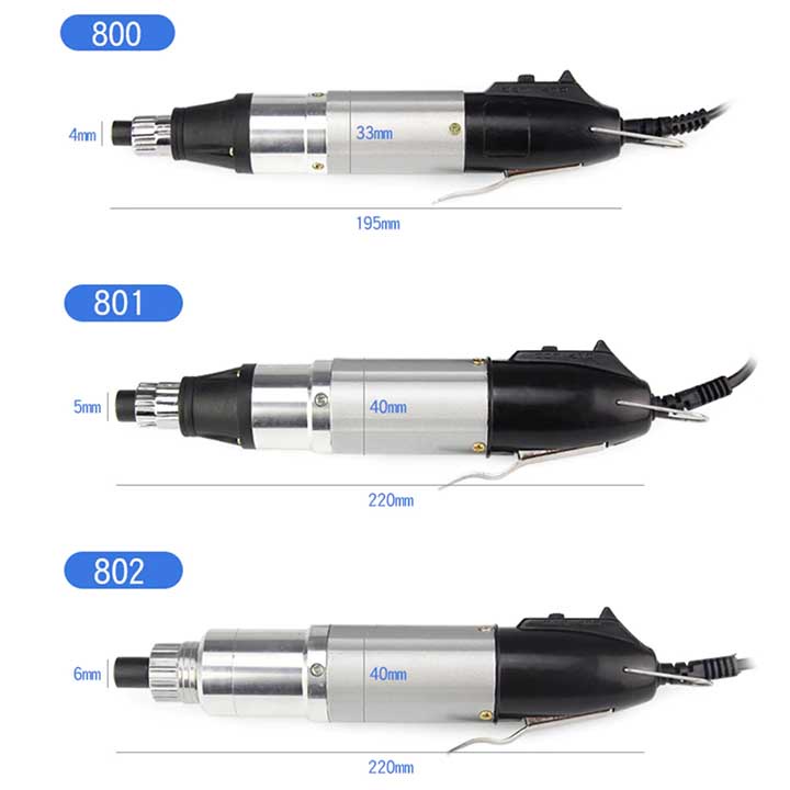 Máy vặn vít cầm tay mini cao cấp JB-801, Công suất 48W, Tặng 2 đầu vặn vít