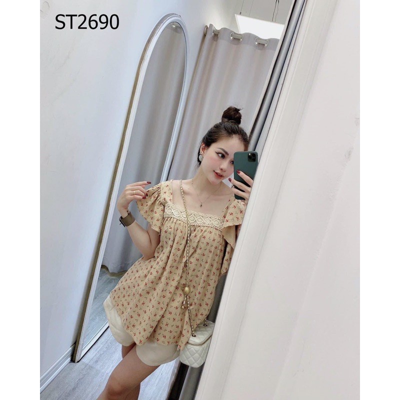 Set hoa nhí phối ren + quần | BigBuy360 - bigbuy360.vn