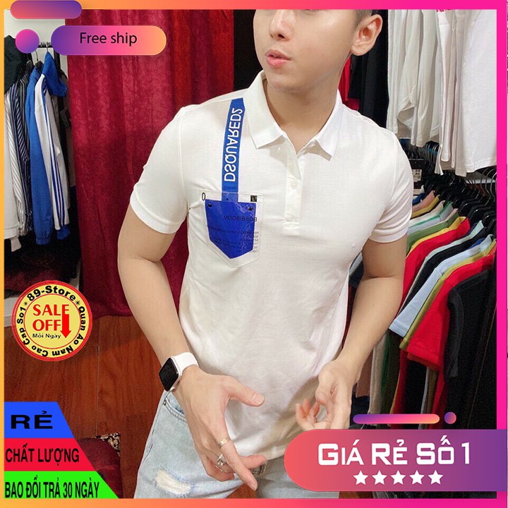 Áo Thun Nam Tay Ngắn Có Cổ Cao Cấp Thích Hợp Moi Lứa Tuổi Cam Kết Về Chất Lượng 🌟GIÁ RẺ NHẤT🌟