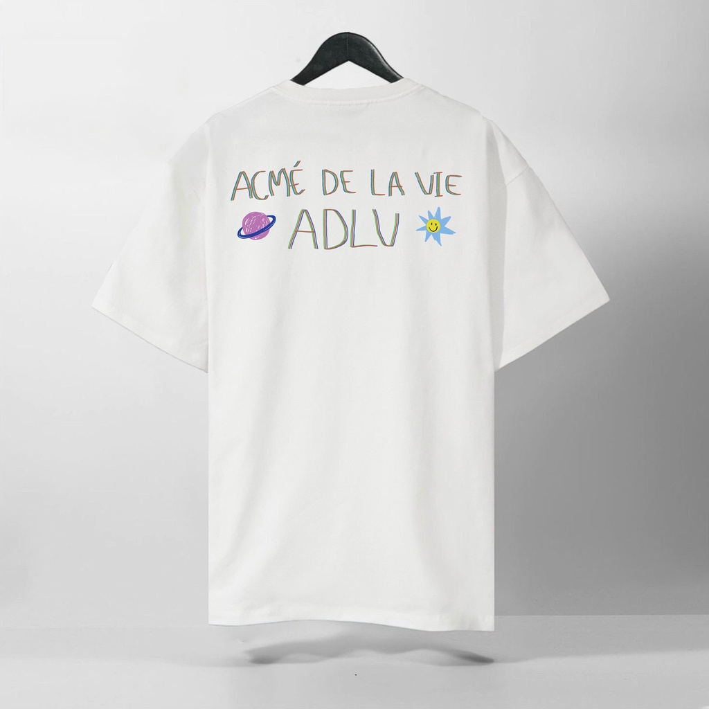 Áo Thun Tay Lỡ Acmé De La Vie (ADLV), Form rộng oversize, áo phông unisex, chất liệu Cotton - KKIM Shop