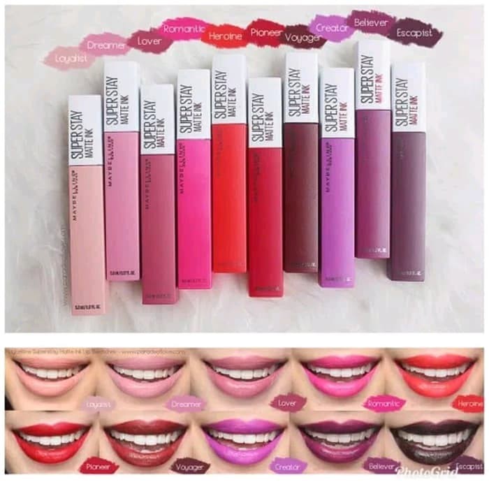 (hàng Mới Về) Son Kem Lì Maybelline Lên Màu Chuẩn Đẹp | BigBuy360 - bigbuy360.vn