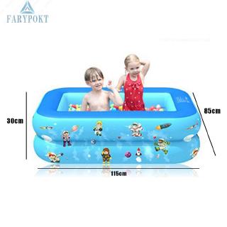 Inflatable Swimming Pool Lounge Floaties For Kids Kiddie Adult Family Sturdy Blue Outdoor Multiple use Durable