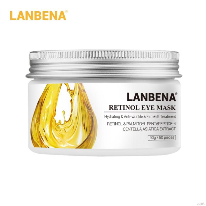 [Hàng mới về] Hộp 50 miếng mặt nạ mắt Hyaluronic Acid LANBENA xóa mờ quầng thâm dưỡng ẩm làm săn chắc da mắt | BigBuy360 - bigbuy360.vn