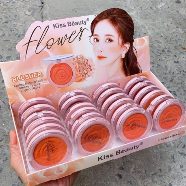 🍓Má hồng hình hoa hồng KISS BEAUTY