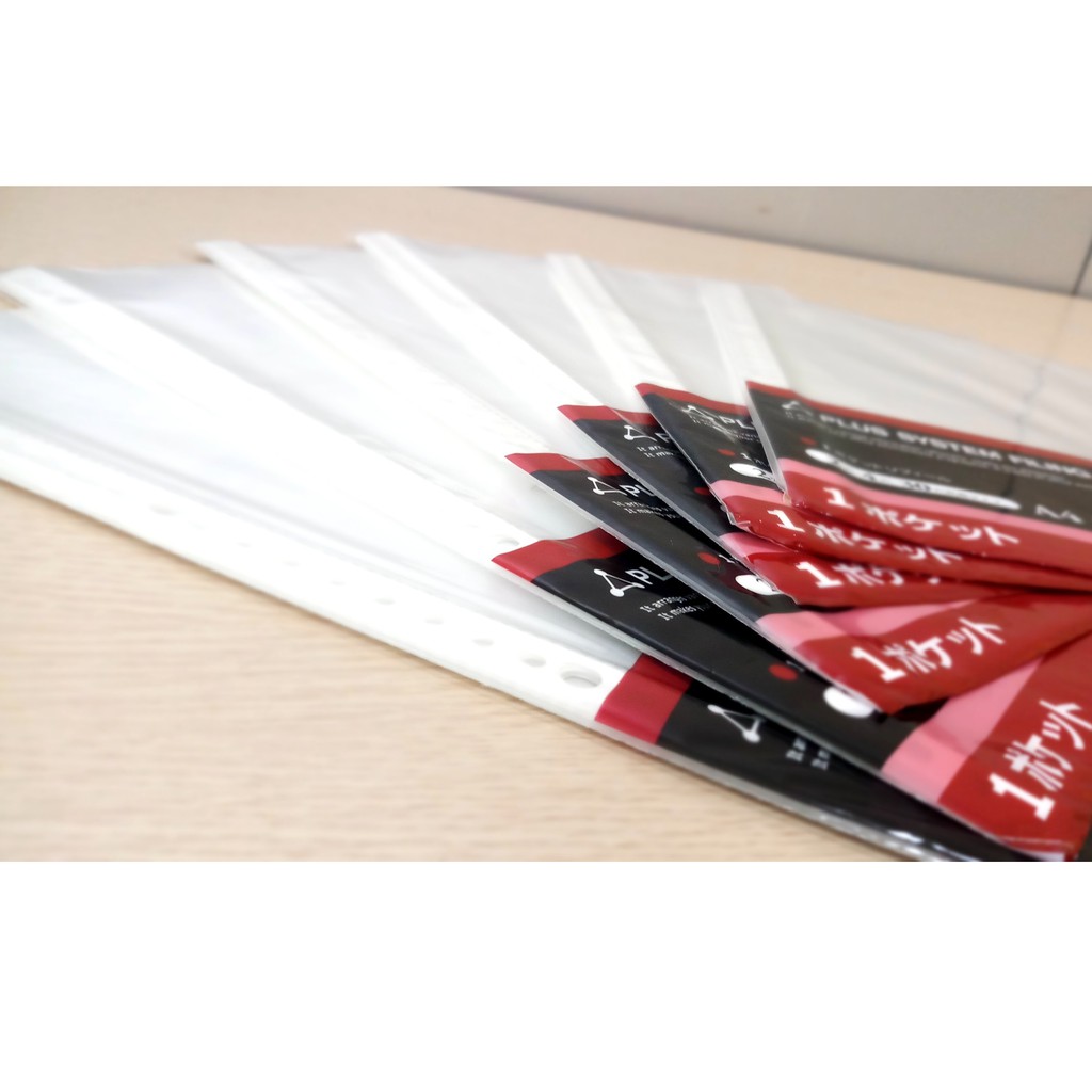 Túi sơ mi lỗ  A4 dày Plus RE-141PP