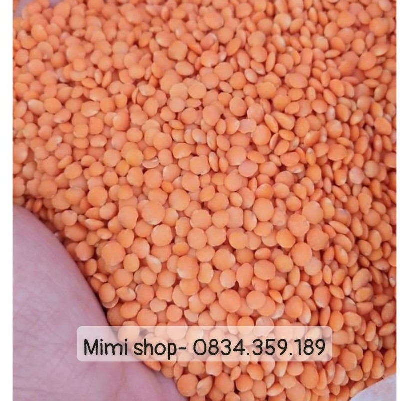 Đậu lăng đỏ 100g- 500g làm sữa hạt/ nấu cháo ăn dặm cho bé...