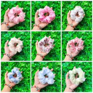 Combo 200 scrunchies phi bóng trơn size 12cm