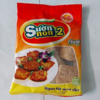 Sườn non chay chiên giòn.