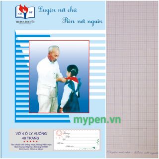 Vở 4 ô ly Ánh Dương