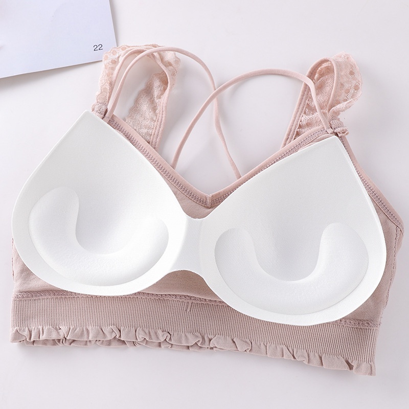 Bra Cotton phối ren FREEESHIP ? Bra Gym, Thể Thao mã 648