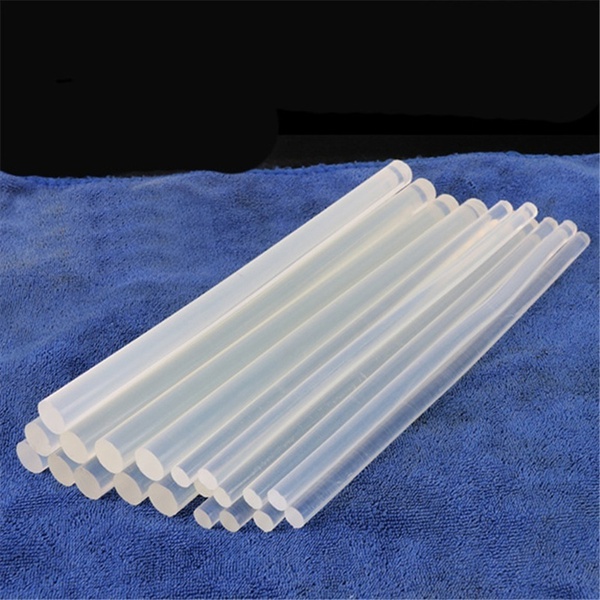 20 Que Keo Nóng Chảy 7 x 100mm Bằng EVA Trong Suốt Không Độc Hại Dùng Dán Album Thủ Công